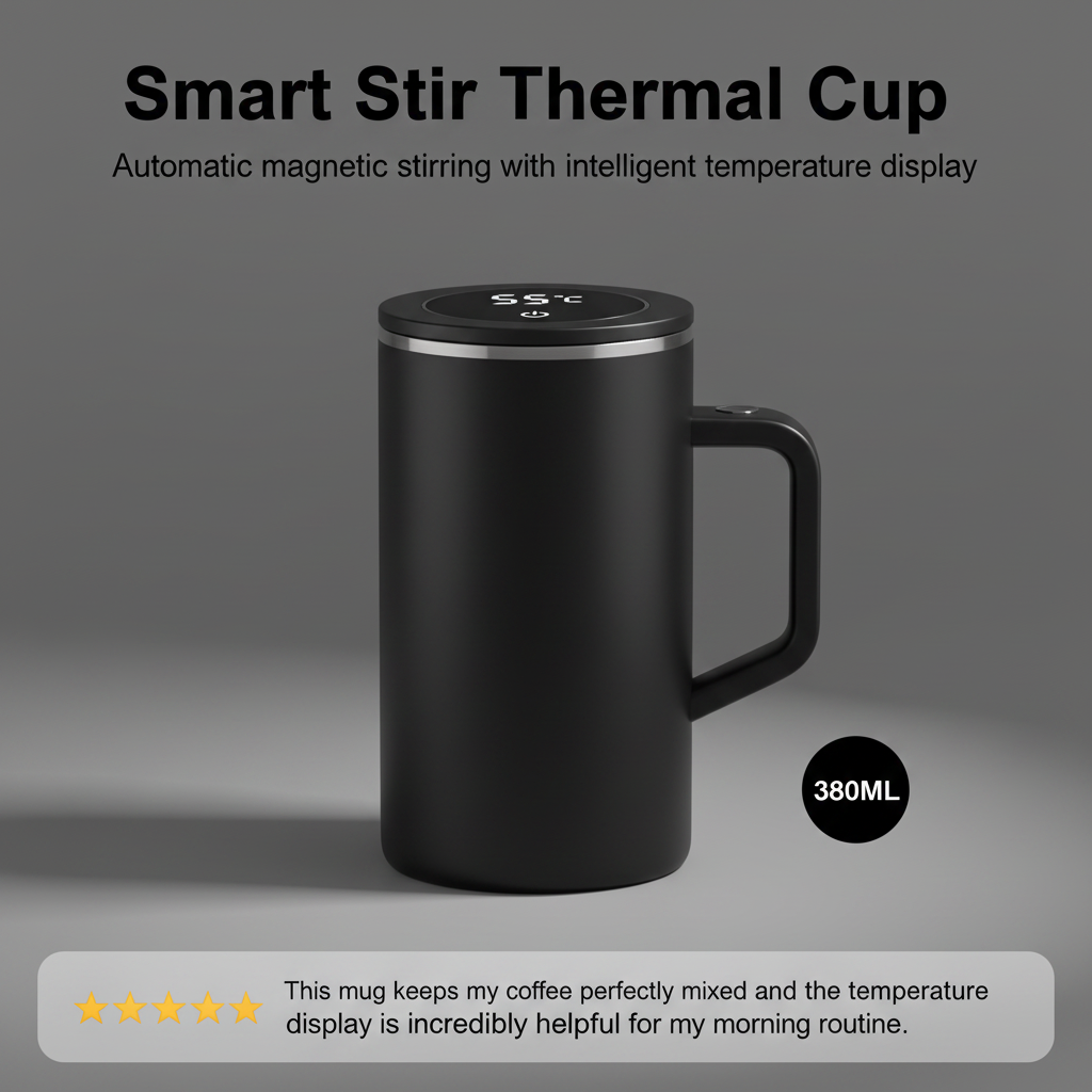 Smart Stir Thermal Cup